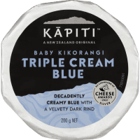 Kapiti Baby Kikorangi Triple Cream Blue Cheese 200g