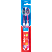 Colgate Extra Clean Medium Toothbrush 2pk