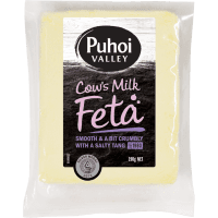 Puhoi Valley Cow's Milk Feta Cheese 190g