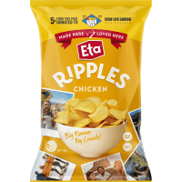 Eta Ripple Cut Chicken Potato Chips 150g