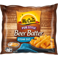 McCain Pub Style Steak Cut Beer Batter Chips 750g