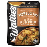 Wattie's Three Cheese With Creamy Pumpkin & Roasted Garlic Tortellini 350g