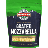 Mainland Smooth&  Stretchy Mozzarella Grated Cheese 375g