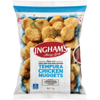 Ingham's Tempura Chicken Nuggets 1kg