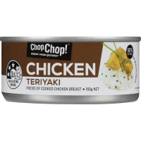 Chop Chop Teriyaki Pieces Of Cooked Chicken Breast 160g