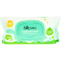 Silk Fragrance Free With Added Baby Lotion Baby Wipes 140pk