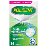 Polident 3 Minute Daily Cleanser For Dentures 36pk