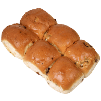 Unknown Brioche Fruit Buns 6pk