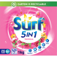 Surf Tropical Laundry Powder 1kg