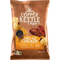 Copper Kettle Honey Soy Chicken Potato Chips 150g