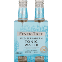 Fever-Tree Mediterranean Tonic Water Bottles 4 x 200ml