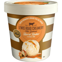Lewis Road Creamery Burnt Butter & Caramel Swirl Ice Cream 470ml