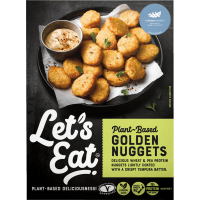 Lets Eat Plant-Based Golden Nuggets 400g