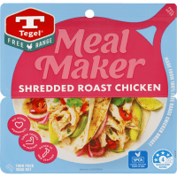 Tegel Free Range Meal Maker Shredded Roast Chicken 260g