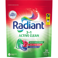 Radiant 3 In 1 Active Clean Laundry Capsules 28pk
