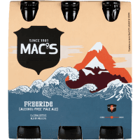 Mac's Freeride Alcohol Free Pale Ale Bottles 6 x 330ml