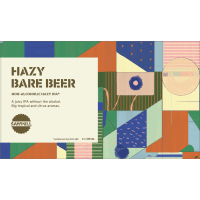 Sawmill Hazy Bare Beer Non-Alcoholic Hazy IPA 6 x 330ml